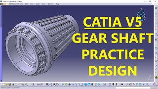 Catia V5  Part Design  Sketcher  How to Draw a Spur Gear [upl. by Norre]