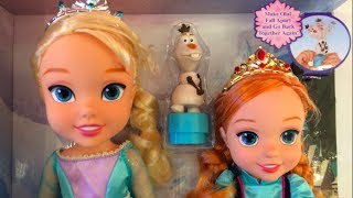 Disney Frozen Anna and Elsa Toddler Princess Dolls [upl. by Viveca]