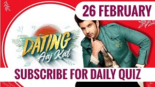 Flipkart Dating Aaj Kal Quiz Answers Today  Dating Aaj Kal Flipkart  26 February 2021 [upl. by Beattie]