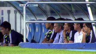 Gol de Barrada 21 en el Getafe CF  Real Madrid Jornada 2 [upl. by Deeann]