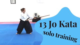 How to do 13 Jo kata easy amp smart training [upl. by Suzetta]