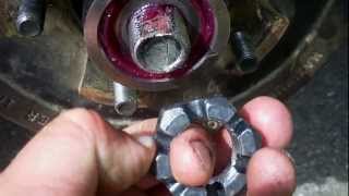 Trailer Axle Bearing Adjustment Trick [upl. by Kruger706]