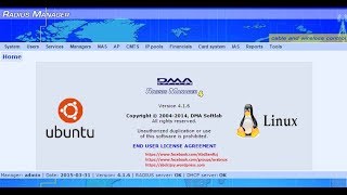 شرح تنصيب نظام راديوس مانجر 41  how install DMA radius 41 on ubuntu [upl. by Haynor]