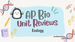 AP Biology Review Unit 8 Ecology [upl. by Odnala]