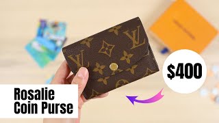 Louis Vuitton Rosalie coin purse  what fits inside [upl. by Gerri553]