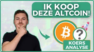 📊 Ik ga deze ZEER INTERESSANTE ALTCOIN KOPEN 250 stijging mogelijk En Bitcoin koersverwachting [upl. by Rehctelf]