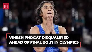 Indian wrestler Vinesh Phogat disqualified for being overweight was to contest for gold in finals [upl. by Earlie]