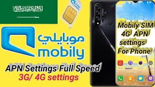 Mobily internet settings  Mobily APN settings Mobily Internet packages [upl. by Mailliwnhoj]