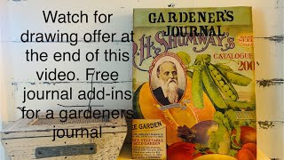 It’s time to make a Gardener’s Journal for yourself or as a Christmas gift Part 1 of 3 videos [upl. by Fenelia487]