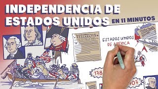 La Independencia de Estados Unidos en 11 minutos [upl. by Raymonds]