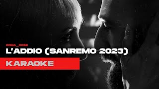 COMACOSE  LADDIO SANREMO 2023  reprod\instrumental\karaoke HQ [upl. by Hagan]