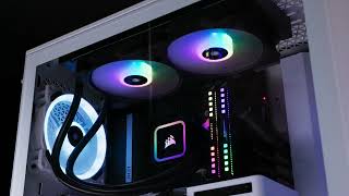 How to Install CORSAIR RGB ELITE Series Liquid CPU Coolers [upl. by Nahseez767]