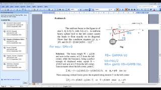 Fluid Statics Problems  Part 9 [upl. by Aikkin]