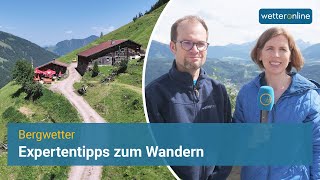 Bergwetter Tipps zum Wandern [upl. by Enortna824]