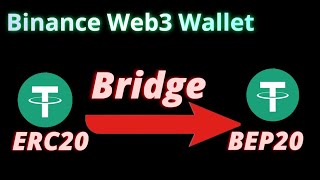 How to Bridge Crypto Coins on Binance Web3 Wallet  Crypto Bridge kaise kare  Binance Web3 Wallet [upl. by Kyne320]