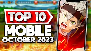 Top 10 Mobile Games October 2023 [upl. by Ihp]