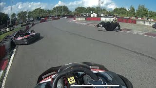 Lakeside Karting  BAD CRASH💥 Time Attack [upl. by Mmada]