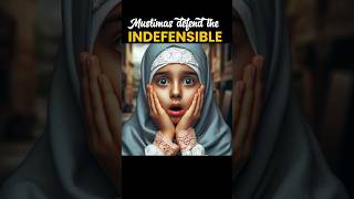 Muslima lies to defend the indefensible islam christianity quran shorts [upl. by Masao]