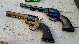 Ruger Wrangler VS Heritage Rough Rider 22lr [upl. by Eissak]