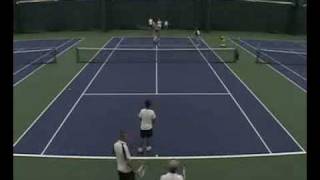 TennisDrillstv Large Group 12 Tennis Drill [upl. by Ativoj]