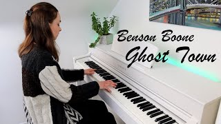 Ghost Town  Benson Boone  pianoemie cover [upl. by Drolyag]