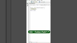 DELETE FILES with VBA in Excel  Easy StepbyStep Tutorial 2024 [upl. by Kirkpatrick]