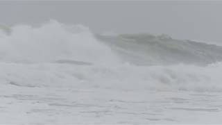 Monster waves at Nauset Light Beach [upl. by Atiuqaj100]