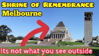 A complete tour guide to Shrine of Remembrance in 4k  melbourne City day visit places [upl. by Gabi]