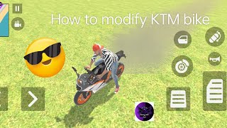 How To Modify KTM Bike 😎  In Indian Theif Auto  videoviralviralvideo [upl. by Alessandro]