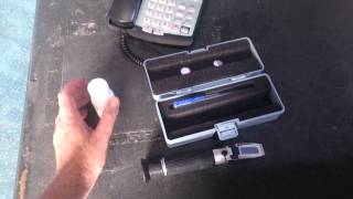 How to calibrate a refractometer [upl. by Eitsirc548]