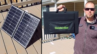 GoldenSol 60w Solar Panel [upl. by Ahsauqram]