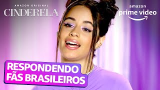 CAMILA CABELLO RESPONDENDO PERGUNTAS DOS FÃS SOBRE CINDERELA [upl. by Aiak830]