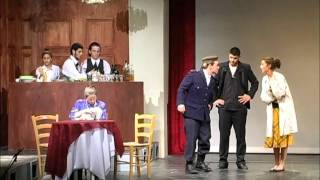 Fawlty Towers  by John Cleese and Connie Booth 25  Israeli stage version youth theatre [upl. by Auohp]