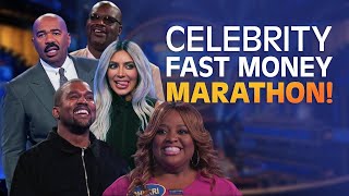 WOW Celebrity Family Feud Season 4 FAST MONEY MARATHON  Celebrity Family Feud [upl. by Savage]