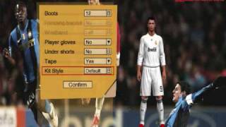 Cristiano Ronaldo In Real Madrid PES 2009 [upl. by Eitra]