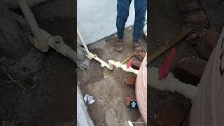 water tank installation kaise kare 😱 plumbing work in house trending plumbing experiment [upl. by Corley575]