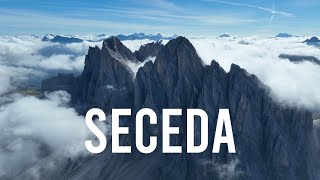 Seceda The Dolomites Gem  4K60 DRONE VIDEO [upl. by Garvin950]