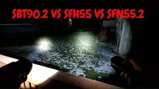 SBT902 VS SFH55 VS SFN552 OUTDOOR BEAM SHOTS [upl. by Enilatan599]