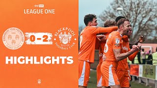 Highlights  Shrewsbury Town v Blackpool [upl. by Weinreb]