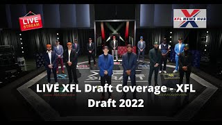 LIVE XFL Draft Coverage  XFL Draft 2022 [upl. by Uy442]