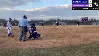 Varsity Softball Grantsburg vs Shell Lake 4924 [upl. by Zippora519]