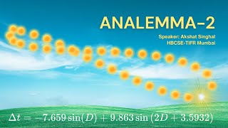 Astronomy for Beginners Analemma2 English  HBCSE  OAE  Dr Akshat Singhal [upl. by Gorlin]