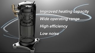 SAMSUNG DVMS VRF Scroll DC Inverter Compressor Benefits  Redefining AC Standards by ESE [upl. by Akiwak]