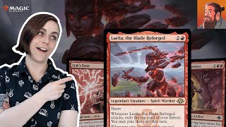 Trying SaffronOlives 94 Land Budget Deck  Laelia the Blade Reforged  Brawl [upl. by Gasser]