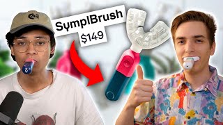 We Tried the Internets Weirdest Toothbrush w Drew Gooden [upl. by Remot979]