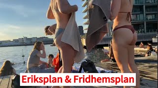 ￼ Stockholm sommar￼ Fridhemsplan￼ Stadshuset 🇸🇪 [upl. by Armalda]