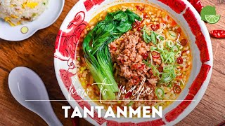 15 minute Tantanmen Recipe Tan Tan Ramen [upl. by Ardnaid143]