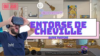 QUOI FAIRE POUR LENTORSE DE CHEVILLE  VOD  LIVE TWITCH [upl. by Catriona]