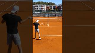 Alexei Popyrin vs Lucas Pouille Practice at The Academy shorts [upl. by Sallie]