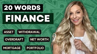 Advanced Finance amp Money Vocabulary  20 MOST Important Words to Know [upl. by Sallyann]